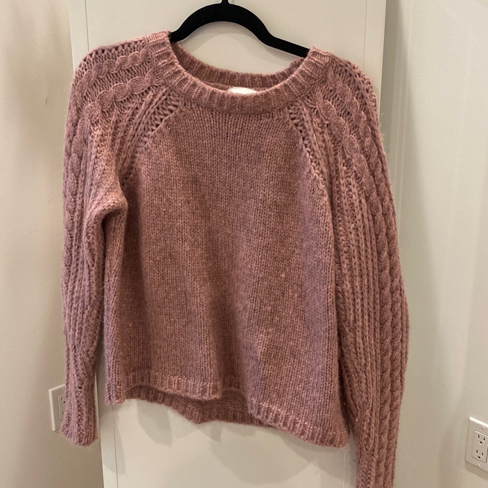 Forte Forte alpaca knit sweater in blush